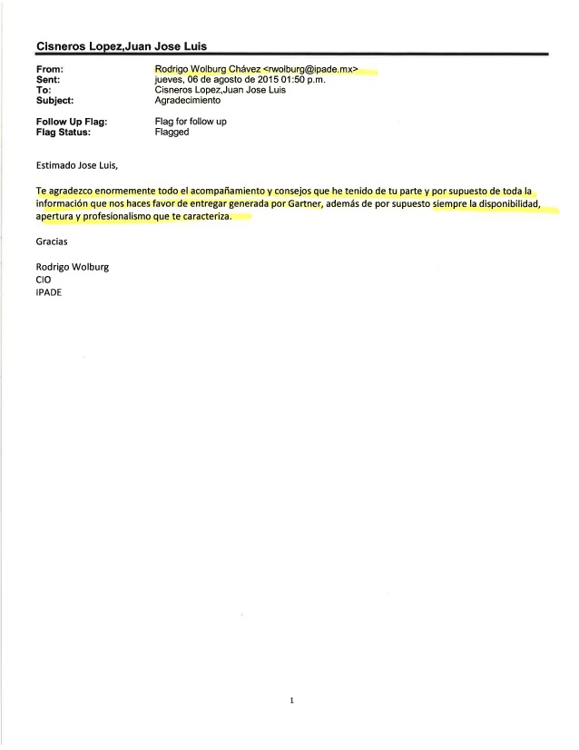 Carta de Recomendación IPADE